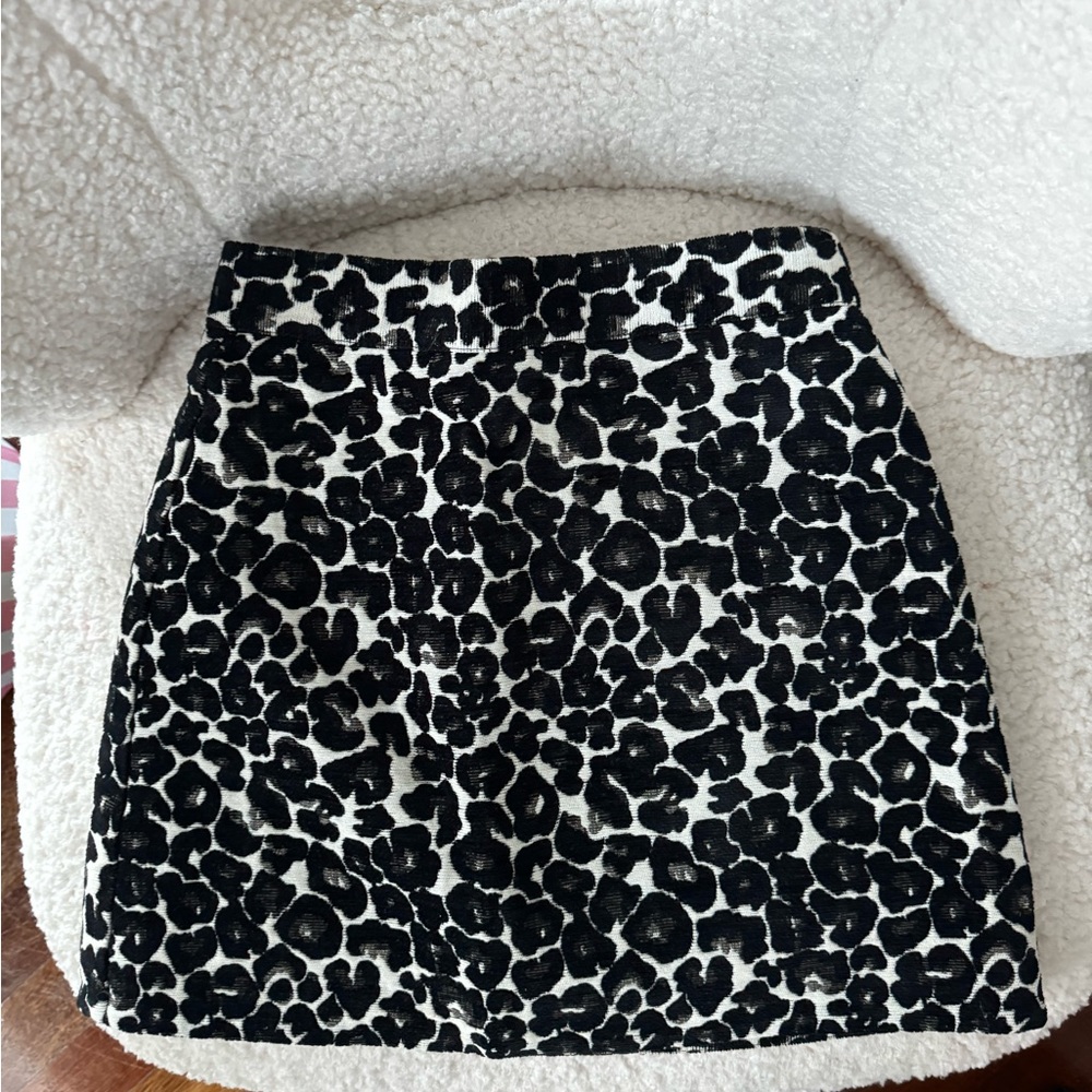 Topshop NWT Leopard Mini Skirt